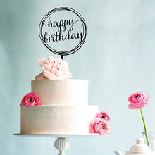 Load image into Gallery viewer, Happy Birthday Cake Topper
