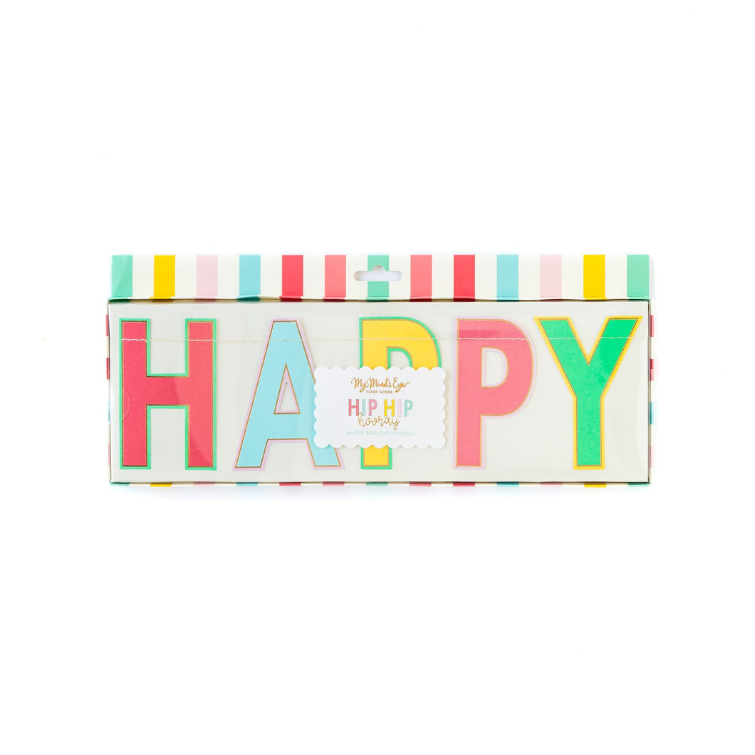 Happy Birthday Banner - Lemonade Party Box