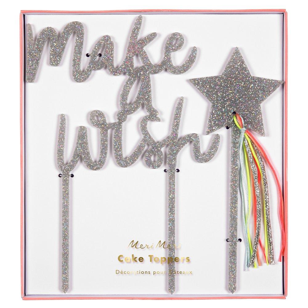 Meri Meri Make a Wish Cake Topper