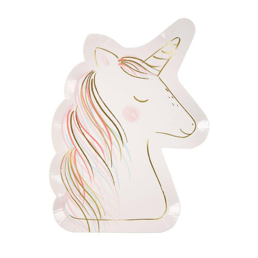 Meri Meri Magical Unicorn Plates - Lemonade Party Box