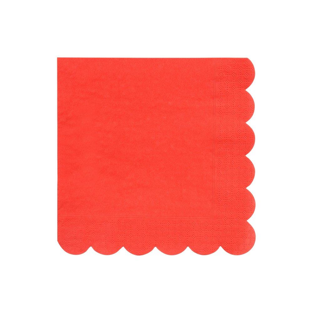 Meri Meri Red Large Napkins