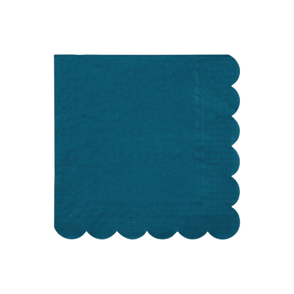 Meri Meri Dark Teal Large Napkin
