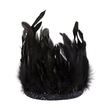 Load image into Gallery viewer, Meri Meri Black Feather Crown
