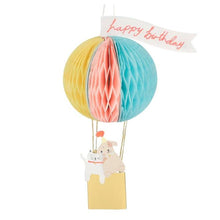Load image into Gallery viewer, Meri Meri Air Balloon Honeycomb card
