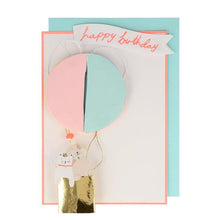 Load image into Gallery viewer, Meri Meri Air Balloon Honeycomb card
