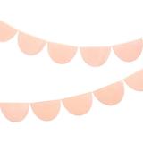Load image into Gallery viewer, Meri Meri Peach Tissue Paper Scallop Garland
