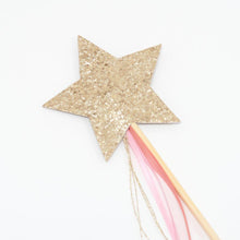 Load image into Gallery viewer, Meri Meri Gold Glitter Wands
