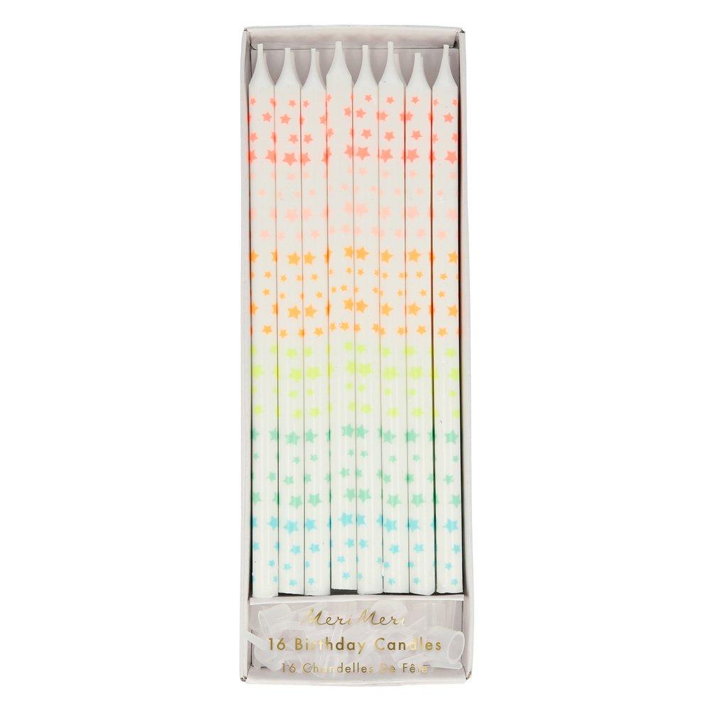 Meri Meri Star Pattern Candles