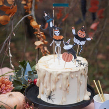 Load image into Gallery viewer, Meri Meri Halloween Dancing Figures Cake Topper
