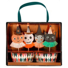 Load image into Gallery viewer, Meri Meri Halloween Dancing Figures Cupcake Kit
