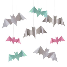 Load image into Gallery viewer, Meri Meri Pastel Hanging Bats
