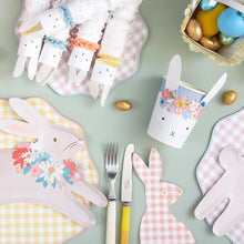Load image into Gallery viewer, Meri Meri Gingham Bunny Napkins (set of 16)
