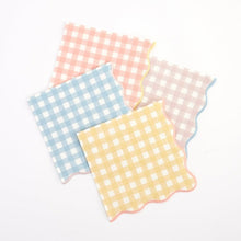 Load image into Gallery viewer, Meri Meri Gingham Large Napkins (set of 20)

