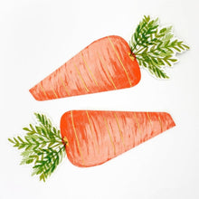 Load image into Gallery viewer, Meri Meri Foiled Carrot Napkin (set of 16)
