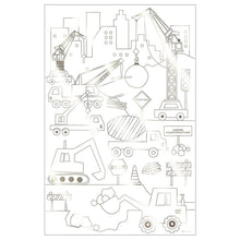 Load image into Gallery viewer, Meri Meri Construction Colouring Poster
