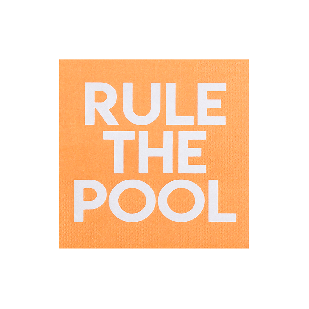 Rule The Pool Napkin