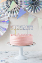 Load image into Gallery viewer, Congrats Acrylic Cake Topper
