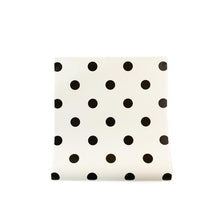 Load image into Gallery viewer, Cream with Black Dots Table Runner
