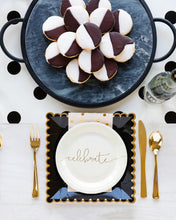 Load image into Gallery viewer, Cream with Black Dots Table Runner
