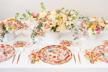 Load image into Gallery viewer, Blush Bouquet Wavy Side Plates
