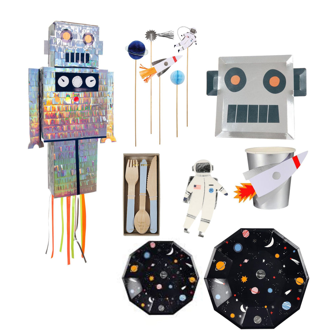 Robots in Space Party Box