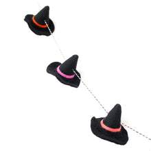 Load image into Gallery viewer, Witch Hat Felt Halloween Garland
