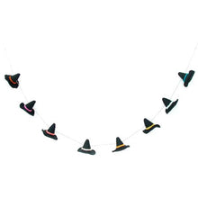 Load image into Gallery viewer, Witch Hat Felt Halloween Garland
