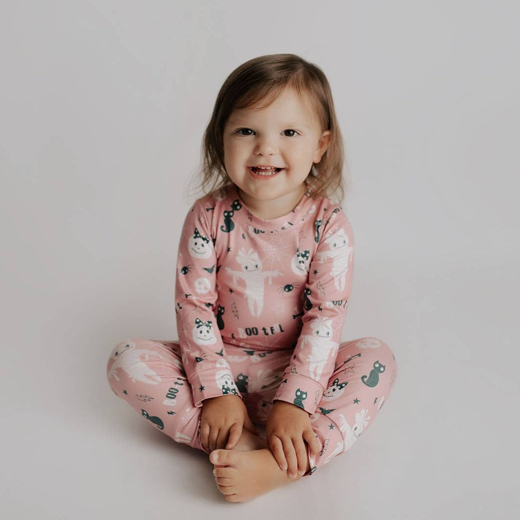 Pink I Love My Mummy Halloween Jammies Kids Pjs & Lougewear