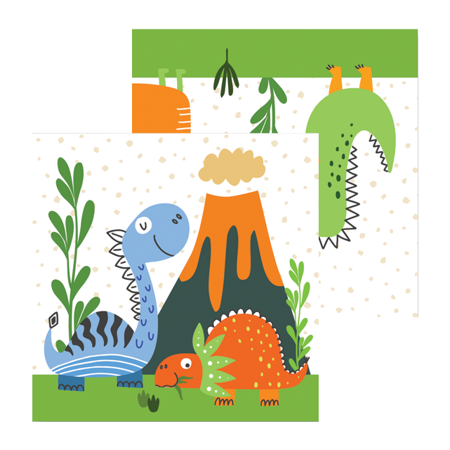 Dinosaurs Cocktail Napkins