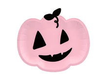 Load image into Gallery viewer, Halloween Pink Pumpkin Plate
