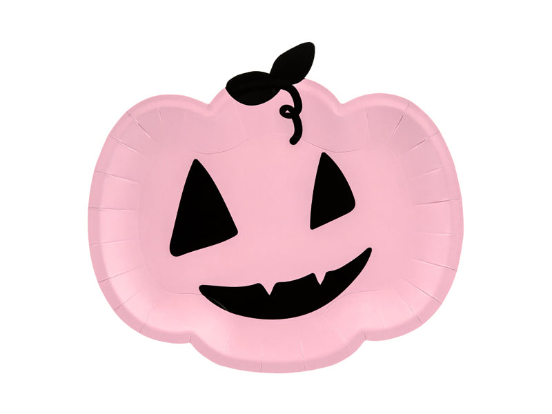 Halloween Pink Pumpkin Plate