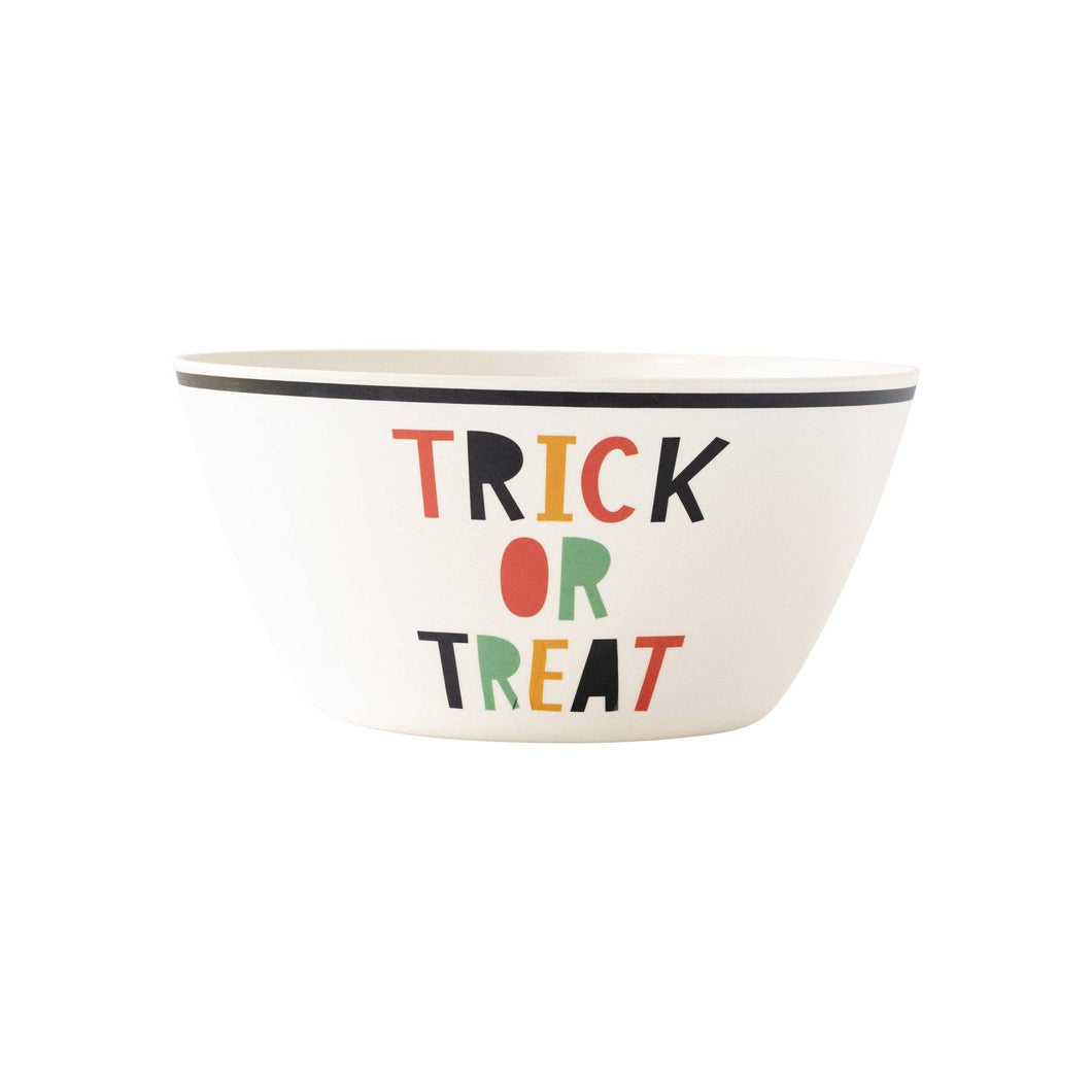 Trick or Treat Reusable Bamboo Bowl