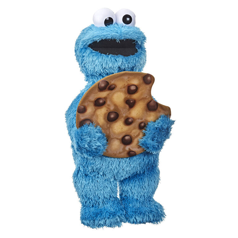 Sesame Street Peekaboo Cookie Monster Talking 13-Inch Plush Toy for Toddlers (Hasbro) - Lemonade Party Box