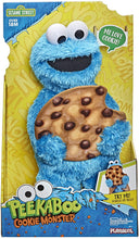 Load image into Gallery viewer, Sesame Street Peekaboo Cookie Monster Talking 13-Inch Plush Toy for Toddlers (Hasbro) - Lemonade Party Box
