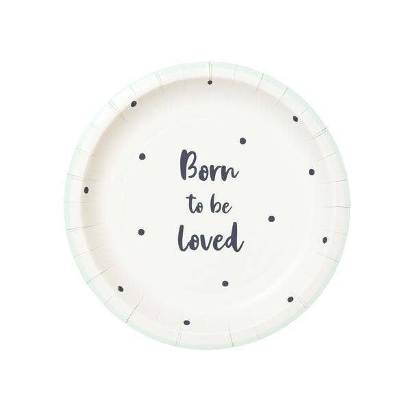Born To Be Loved Plate - Lemonade Party Box