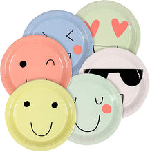 Load image into Gallery viewer, Meri Meri Emoji Plates (small)
