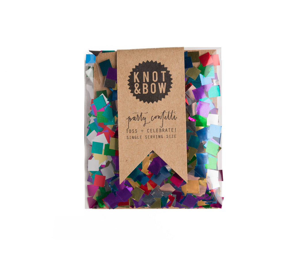 Metallic Rainbow Single Serving Size™ Confetti