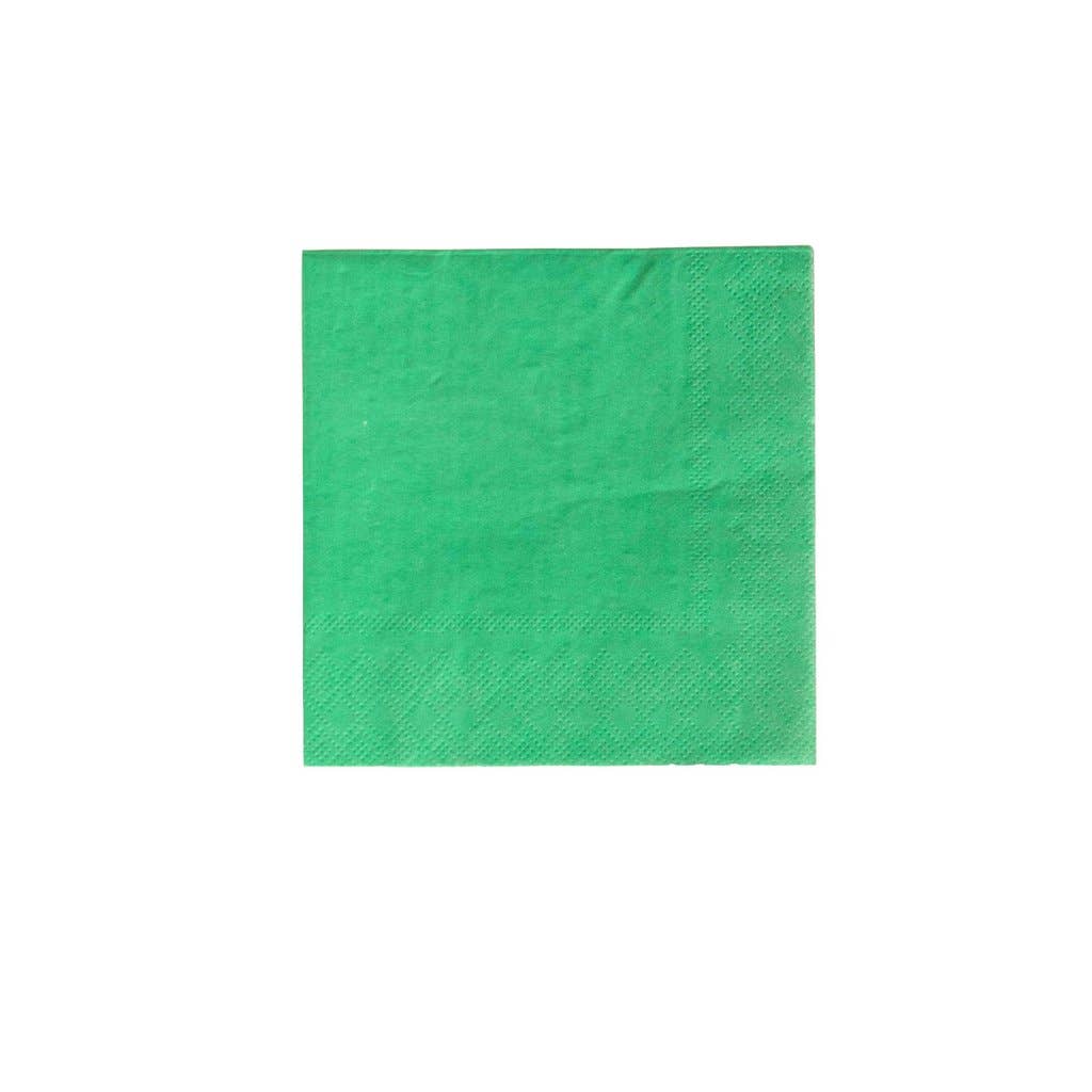 Oh Happy Day Kelly Green Cocktail Napkins