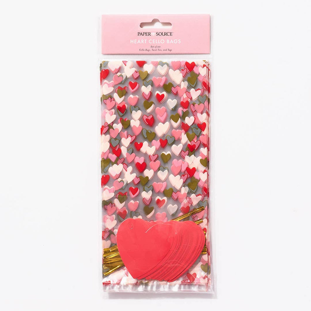 Heart Cello Bags w/ Tags S/20
