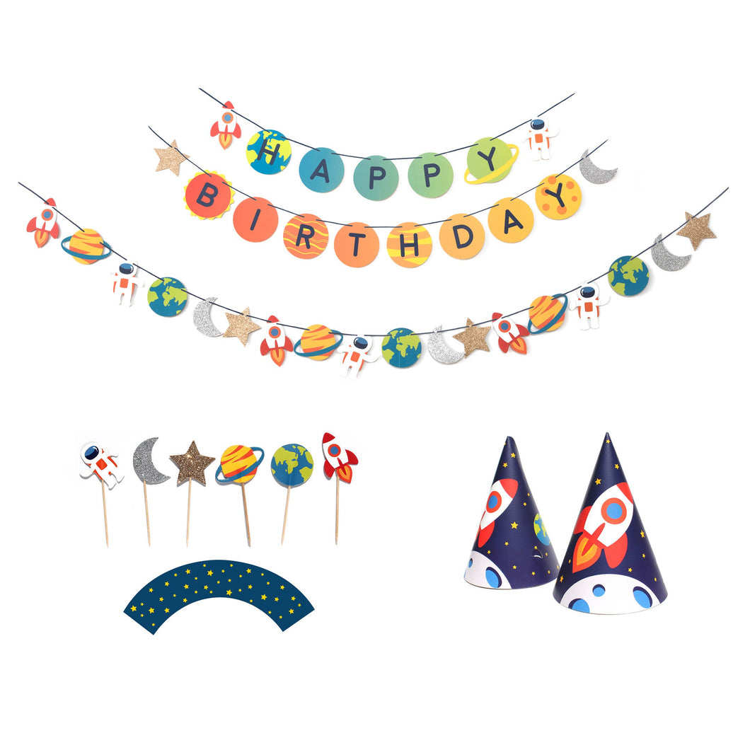 Trip To the Moon Birthday Party Decoration Kit