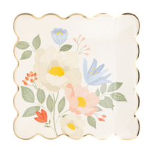 Load image into Gallery viewer, SPR1042 - Floral Corner Plate
