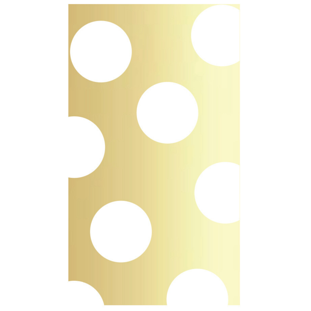 Gold Dot Paper Guest Towel