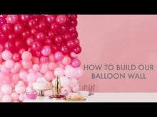 Load image into Gallery viewer, Ombre Pink Balloon Wall Decoration - Lemonade Party Box
