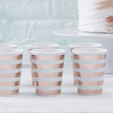 Load image into Gallery viewer, Mint &amp; Rose Gold Cups - Lemonade Party Box
