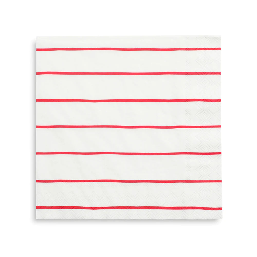 Candy Apple Frenchie Napkins - Large