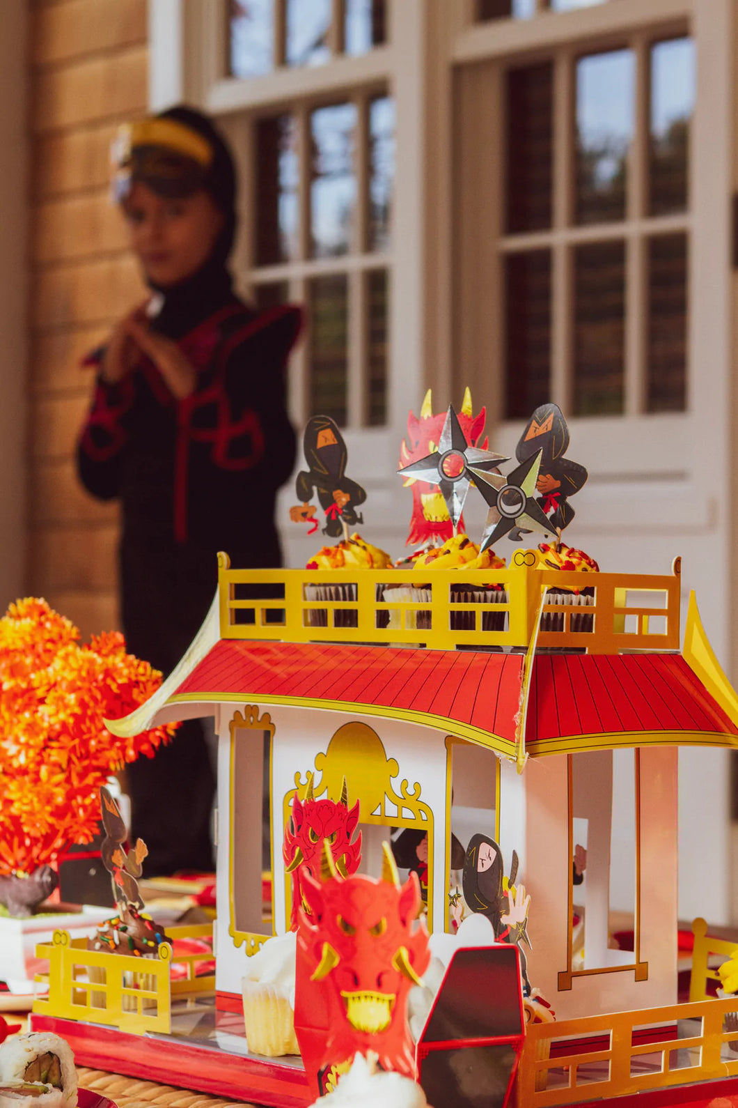 Pagoda Cupcake and Treat Stand