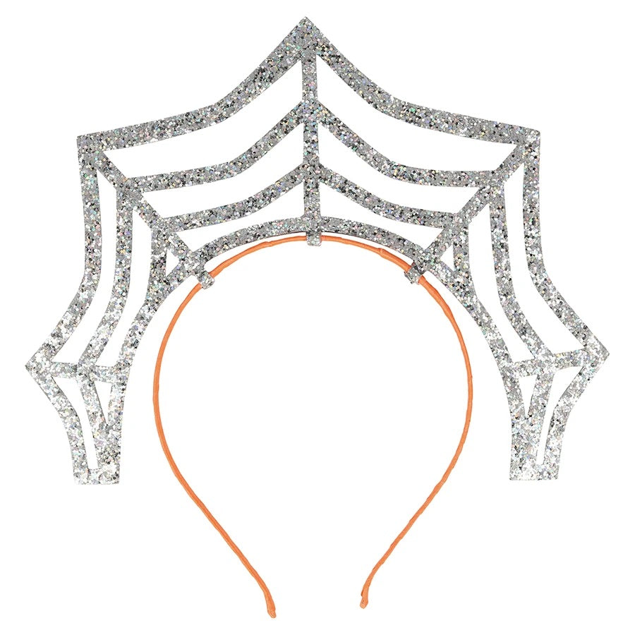 Meri Meri Silver Cob Web Headband