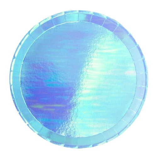 Posh Round Plate Blue - Lemonade Party Box