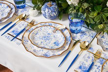 Load image into Gallery viewer, Reusable Bella China Blue and Gold Cutlery
