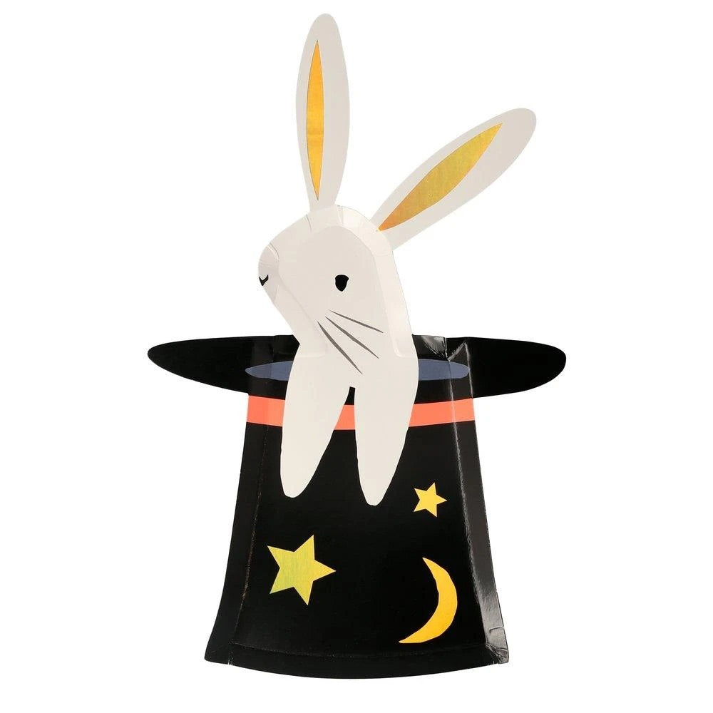 Meri Meri Bunny in Hat Shaped Plates